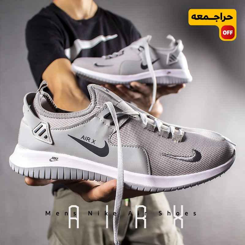 عکس محصول کفش مردانه  Nike مدل Adi(طوسی)