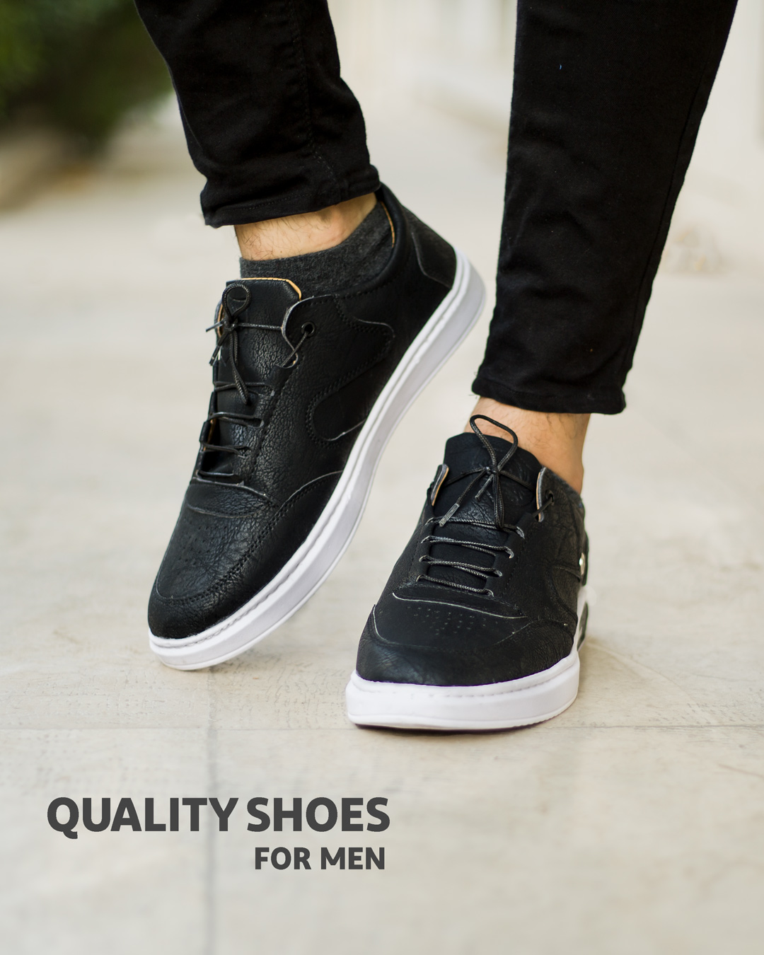 کفش مردانه مدل QUALITY (مشکی)
