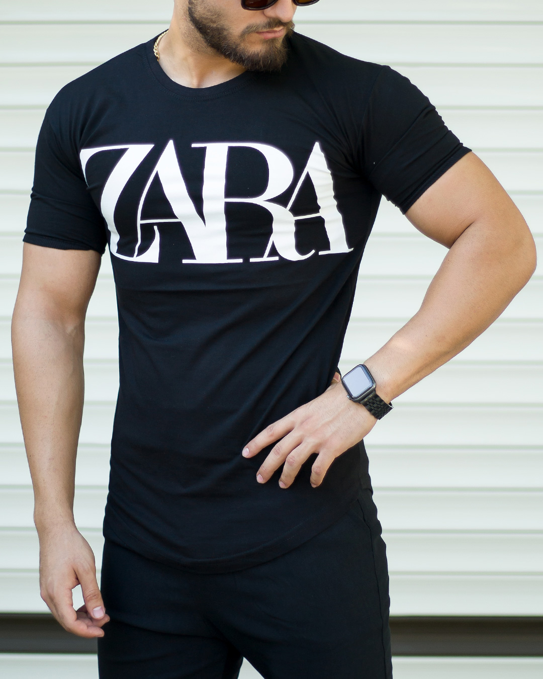 تیشرت مردانه مدل ZARA (مشکی)