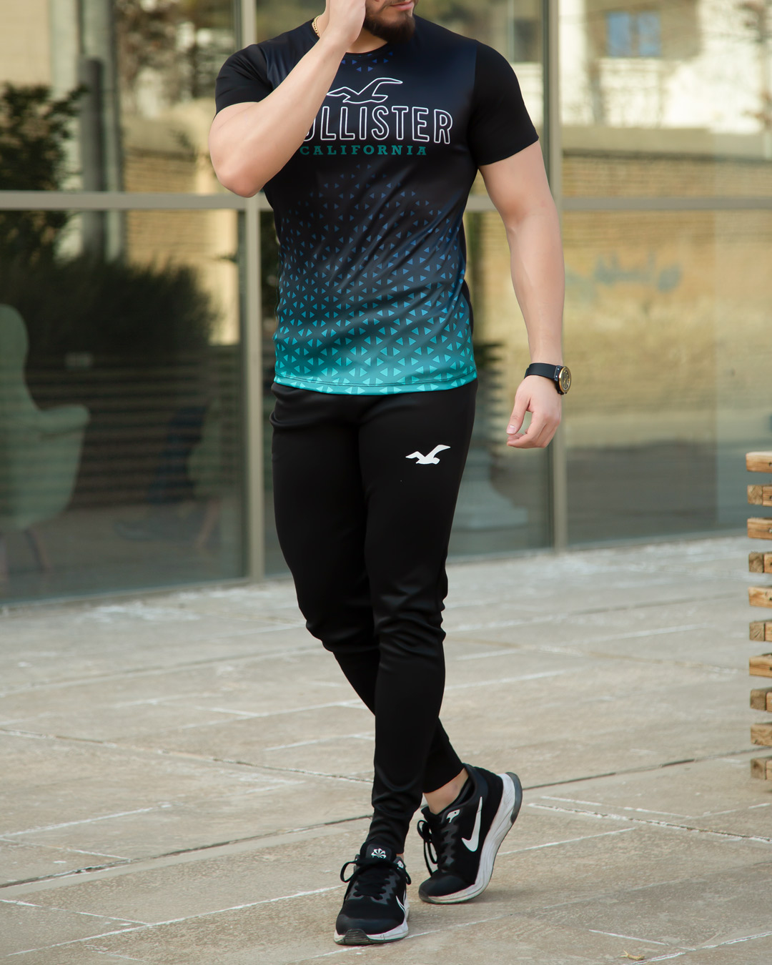 ست تیشرت و شلوار مدل HOLLISTER